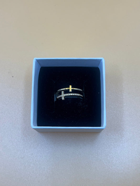 Gold Cross Ring image 2