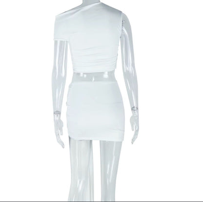 One Shoulder Luxe Set