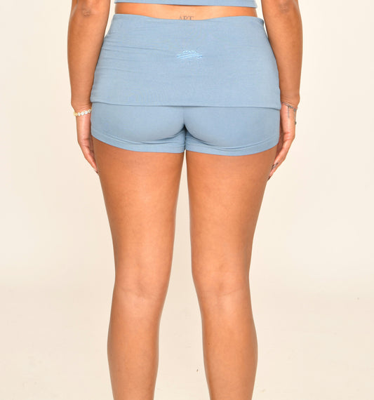 'MALIKA' Luxe Foldover Shorts image 0