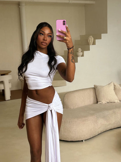 One Shoulder Luxe Set