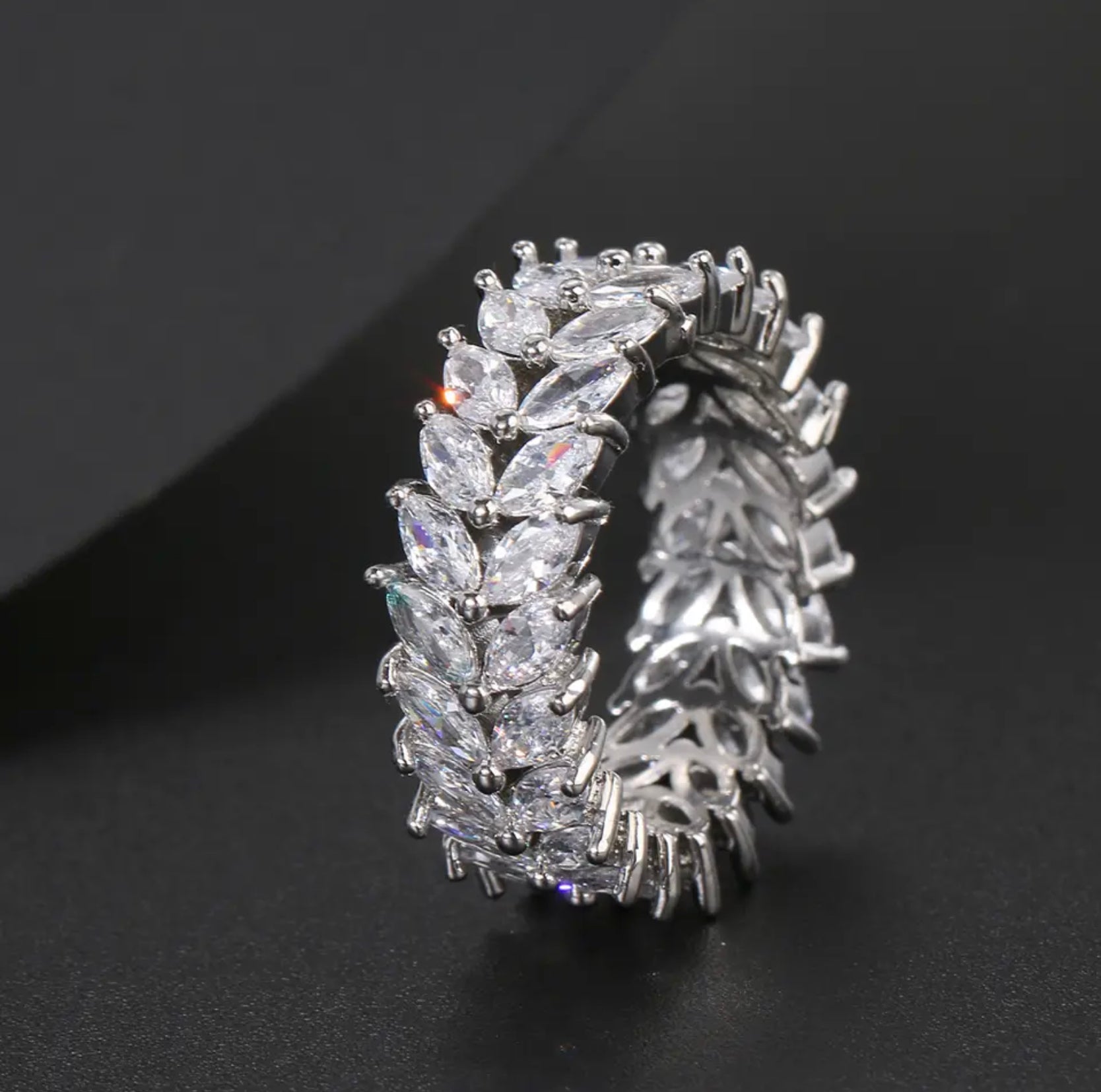 Sephora Petal Diamanté Ring image 0