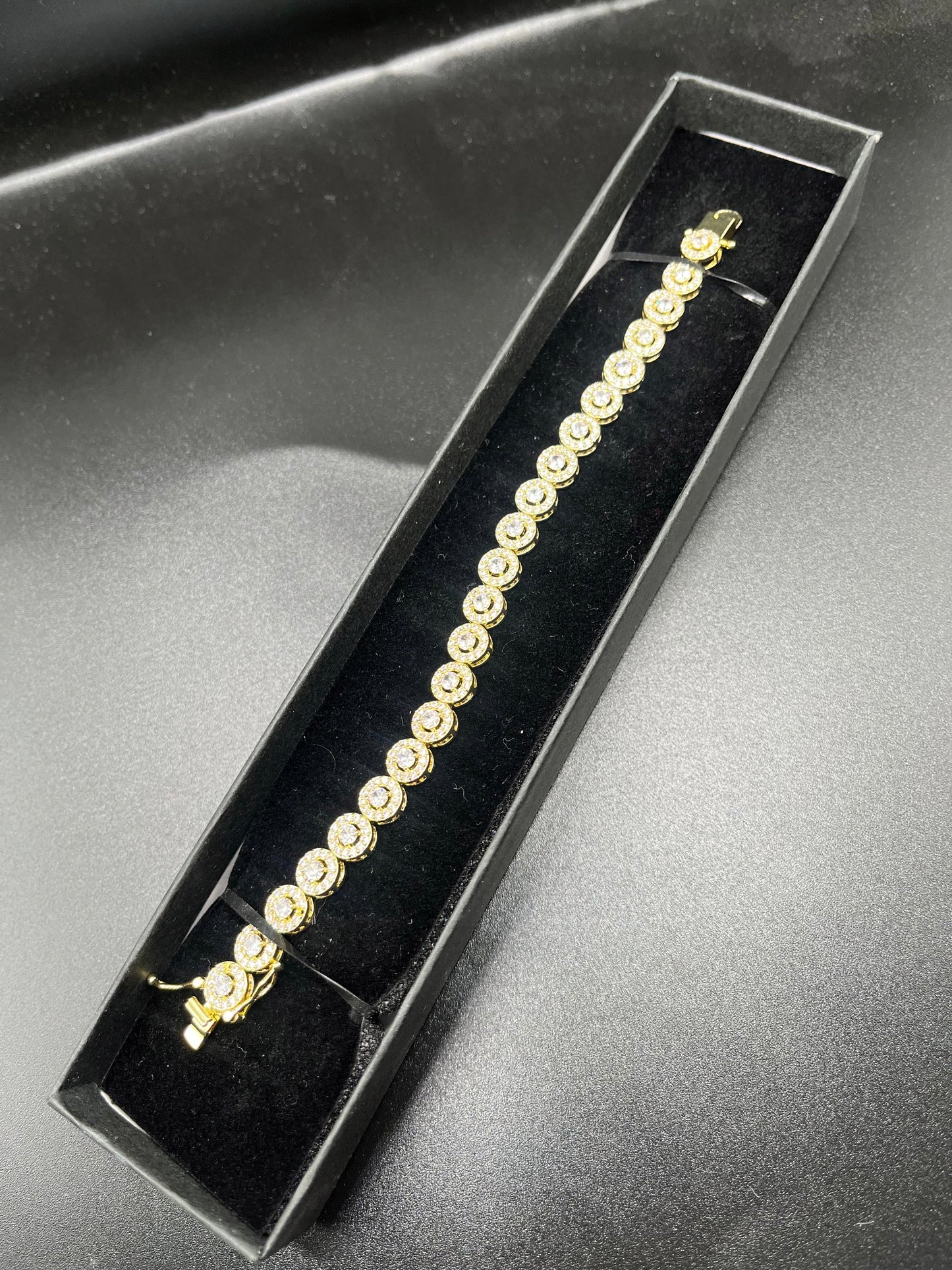 Divine Gold Tennis Bracelet  image 2