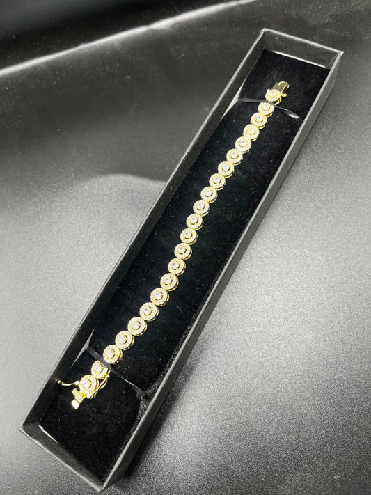 Divine Gold Tennis Bracelet  image 2