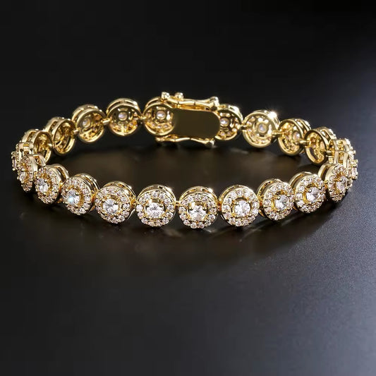 Divine Gold Tennis Bracelet  image 0