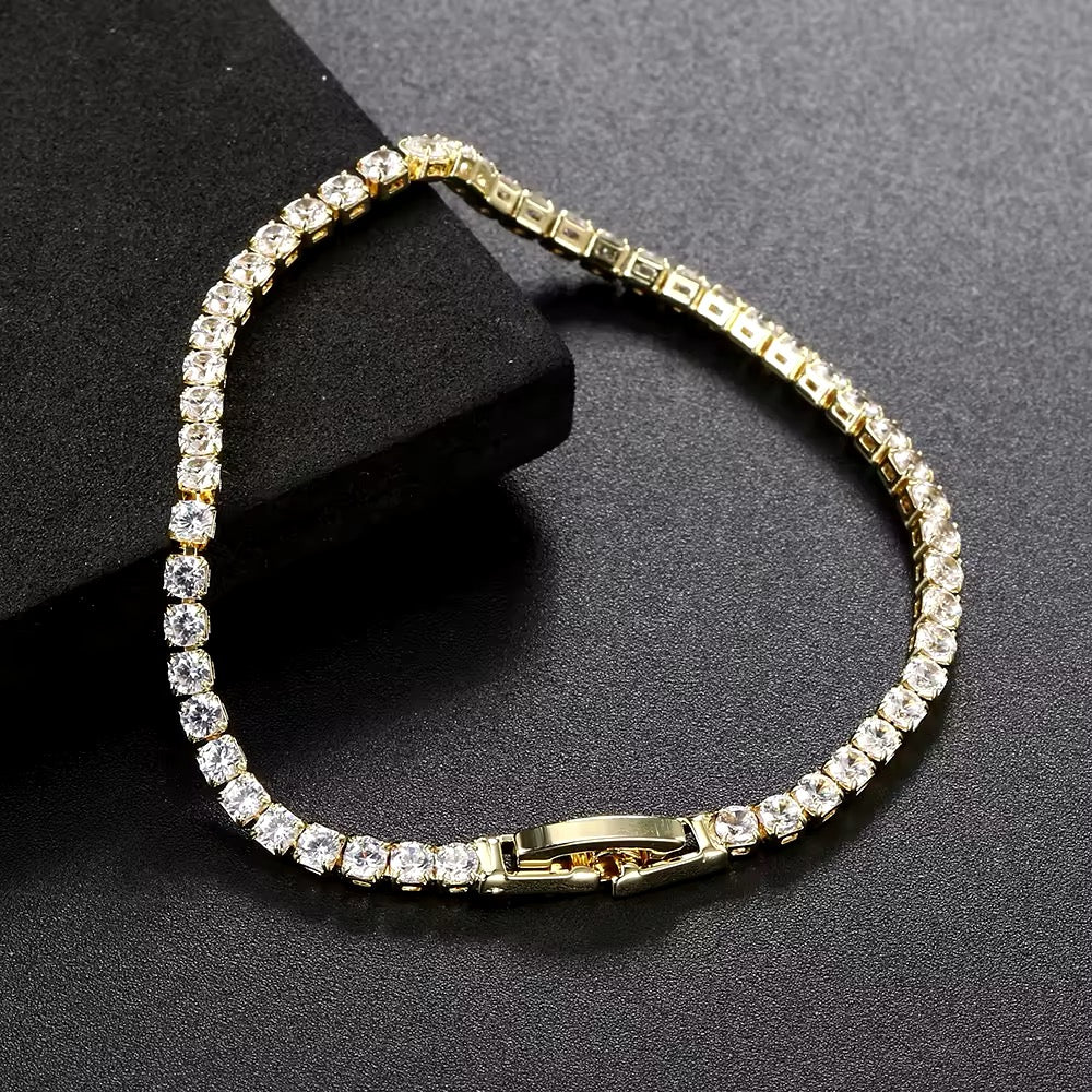 Luxe Gold Tennis Bracelet  image 2