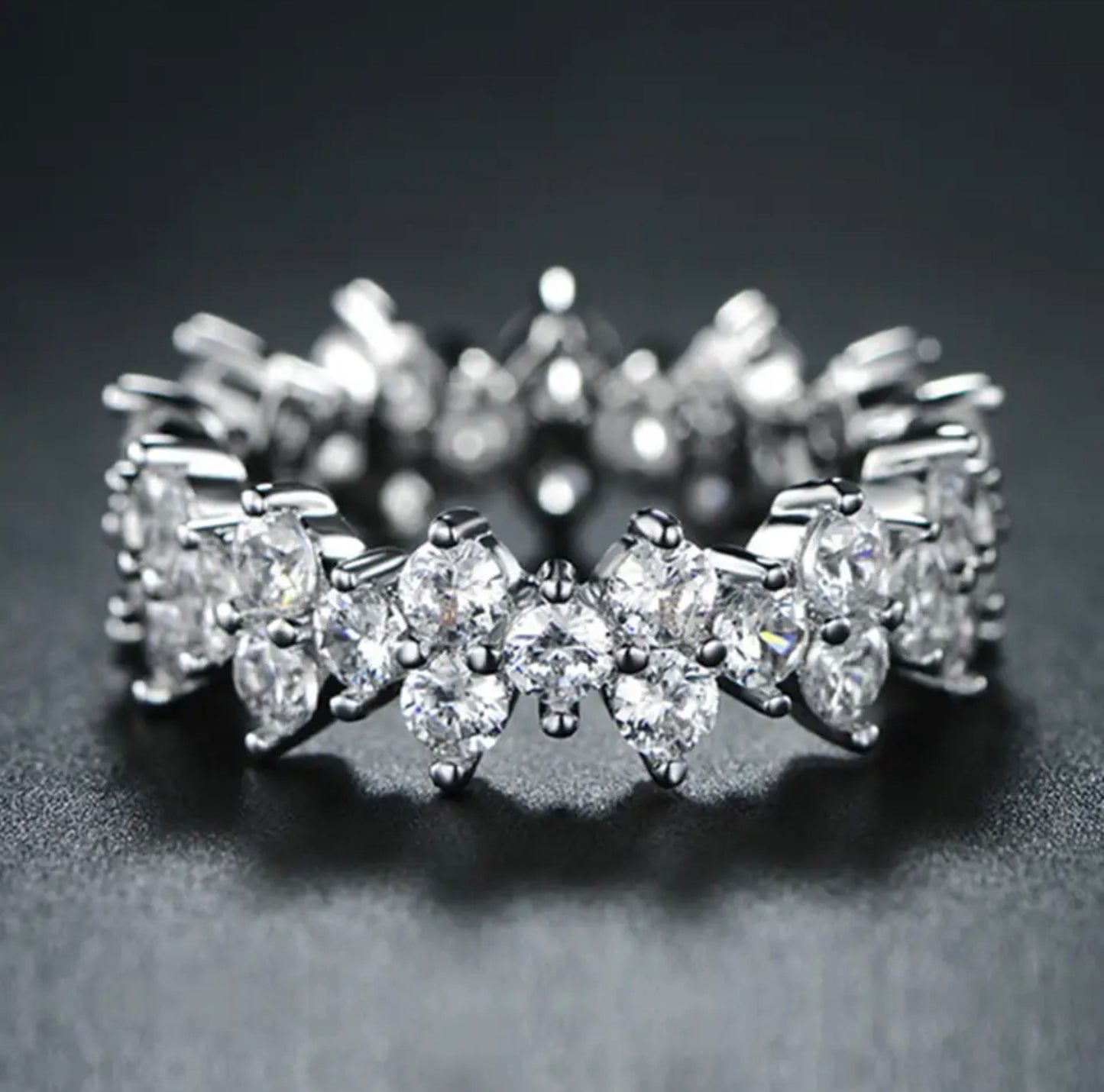 Butterfly Diamanté Ring image 0