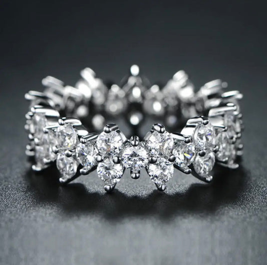 Butterfly Diamanté Ring image 0