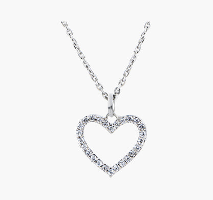 Diamanté Heart Necklace  image 0